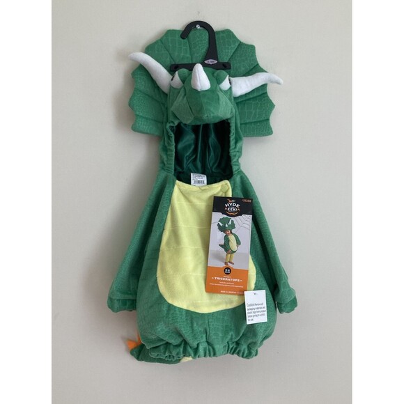 NWT Baby Triceratops Halloween Costume 0-6 Months - Picture 2 of 11